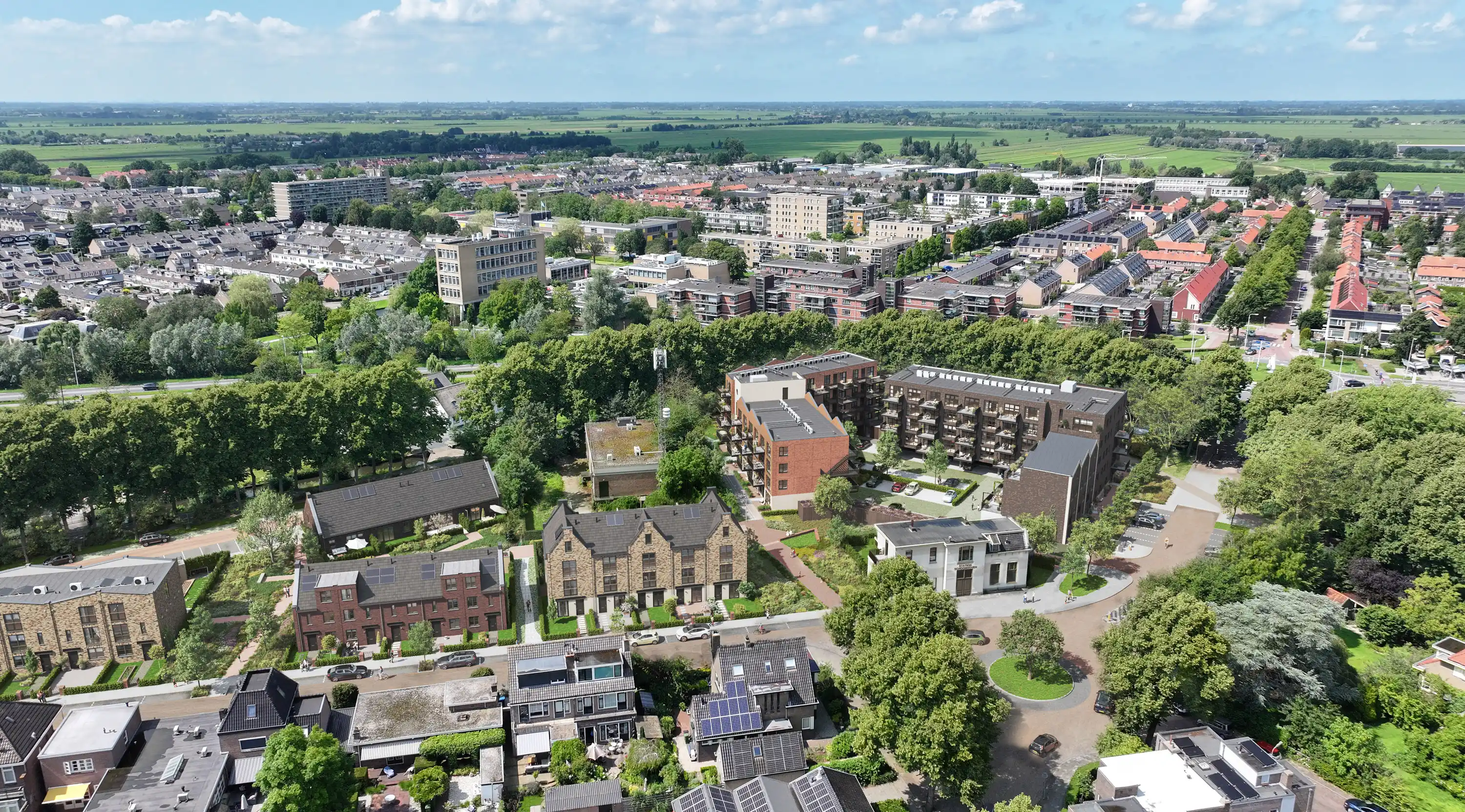 202407 Wonen aan de Spoorsingel Fase 2 Vogelvlucht 02 LR